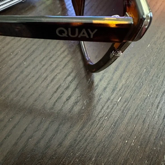 NWT Quay Australia Sweet Dreams Sunglasses Tortoise Brown Fade Oversized - Picture 8 of 8
